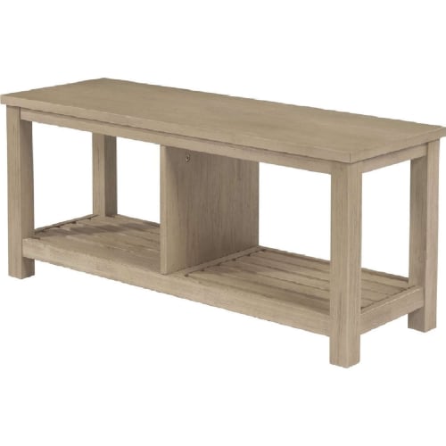 Tiburon 43" TV Stand in Drifted Sand Beige Wood